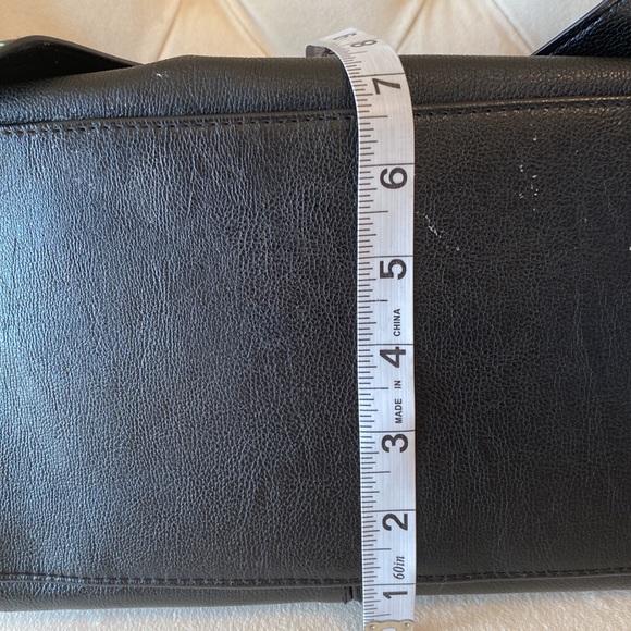 🌹Betsy Johnson pink floral bow shoulder / hand bag vintage black oversized - Picture 10 of 16